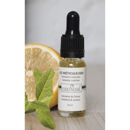 Solution cuticules Les Méticuleuses (verveine & citron) - PodoSensé