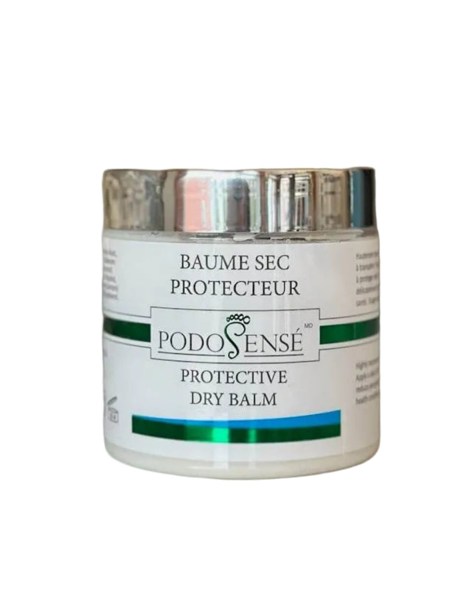 Baume Sec Protecteur PodoSensé 200 ml — texture crème qui se transforme en poudre pour protéger contre les frottements et phlyctènes