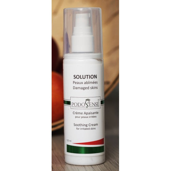 Crème apaisante pour peaux fragilisées (Vinaigre de cidre de Pomme & Gingembre) - PodoSensé