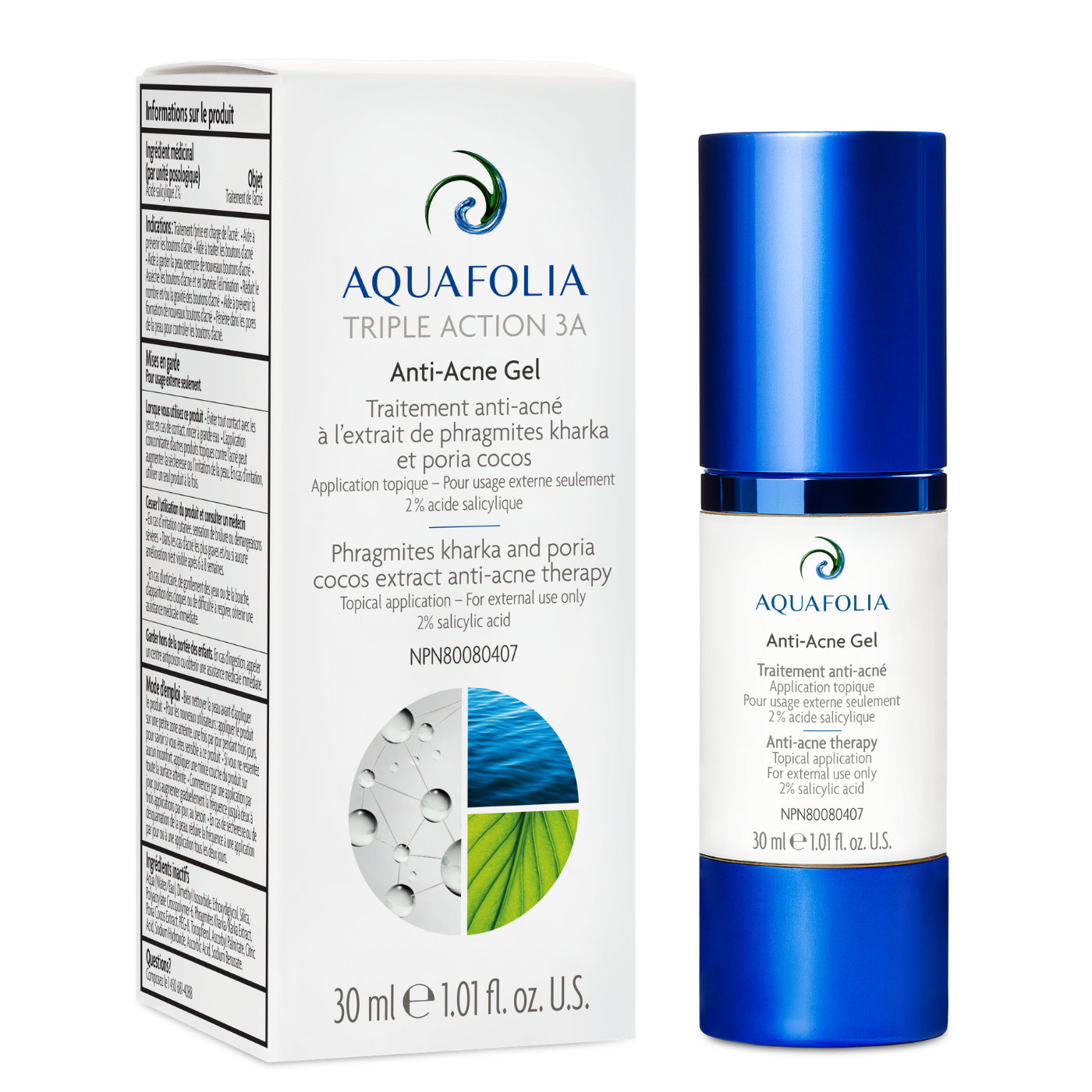 Gel anti-acné - Aquafolia
