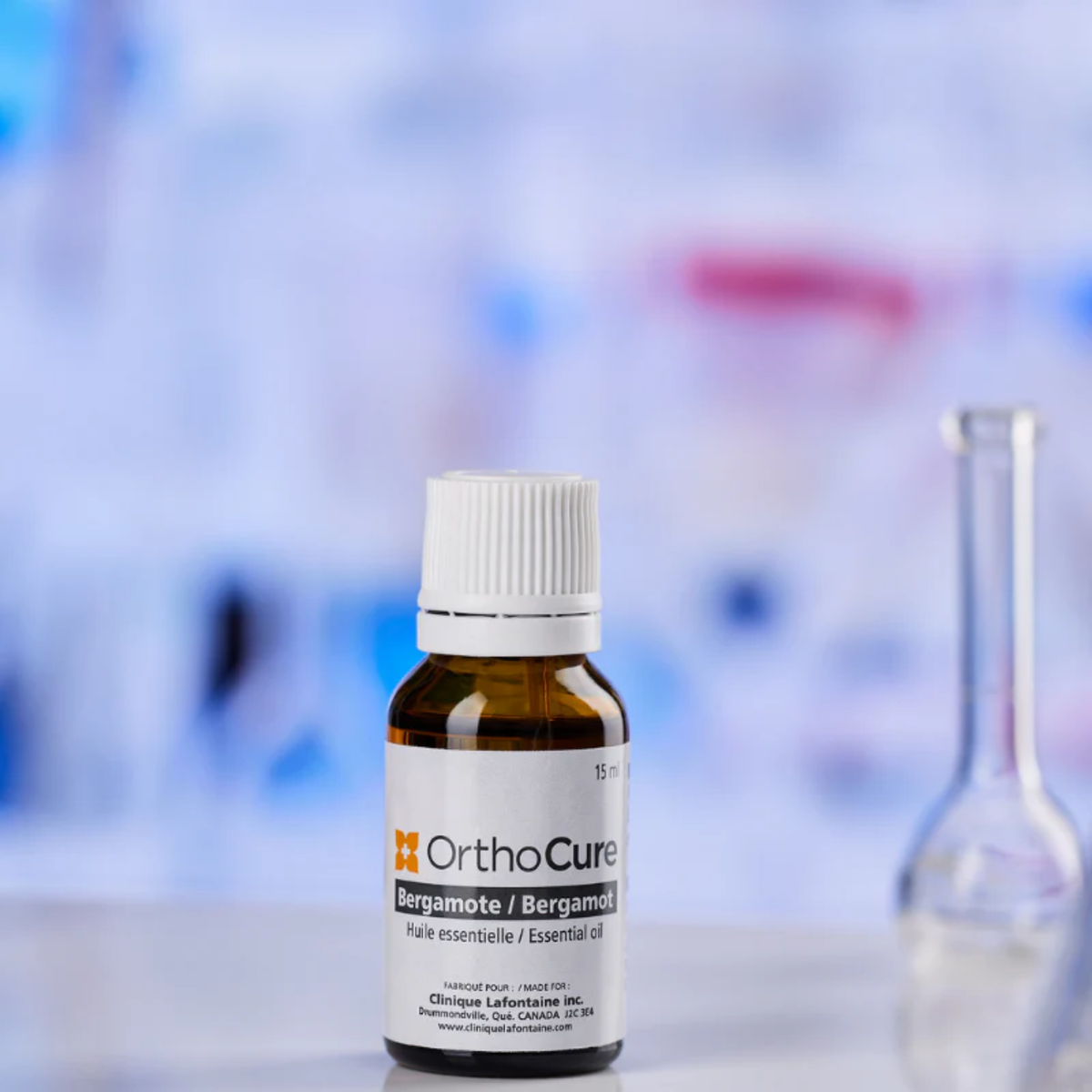 Huile essentielle de bergamote OrthoCure — calmante et régulatrice de l'humeur — Spa Santé Le Nénuphar