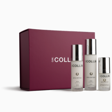Coffret des fêtes G.M. Collin Bota-Peptides avec sérum, crème, contour yeux et boîte cadeau, Spa Santé Le Nénuphar