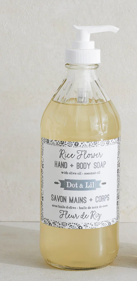 Dot & lil - Savon liquide - Fleur de riz