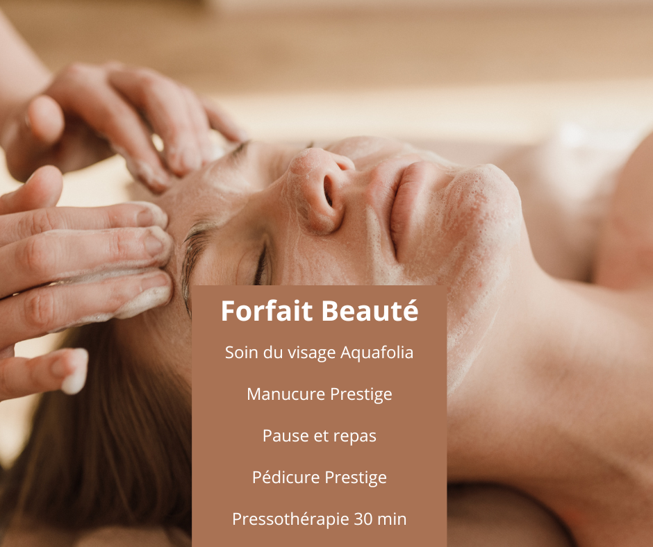 Forfait beauté - Soin du visage, Manucure prestige, Pédicure prestige, Pressothérapie