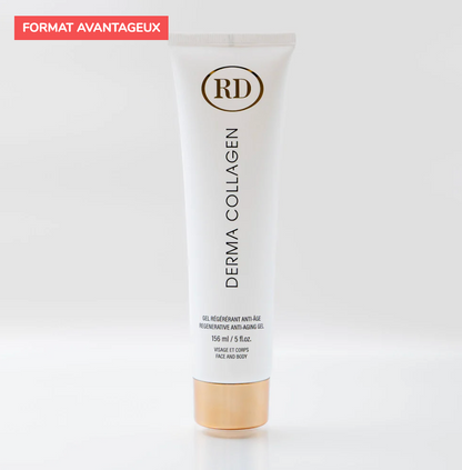 Derma Collagène 156 ml RD Cosmetic — gel régénérant anti-âge au collagène marin visage et corps — Spa Santé Le Nénuphar