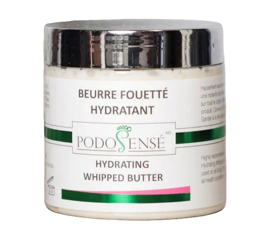 Beurre Fouetté Hydratant PodoSensé, visuel utilisé pour la version Beurre Soyeux Ylang Ylang — Spa Santé Le Nénuphar