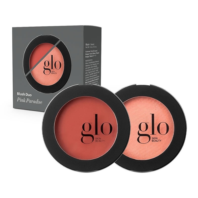 Blush Duo Pink Paradise - Glo Skin Beauty - Duo blush minéral teintes roses - Spa Santé Le Nénuphar