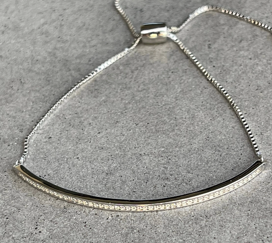 Bracelet Linéaire Argent - Caroline Néron