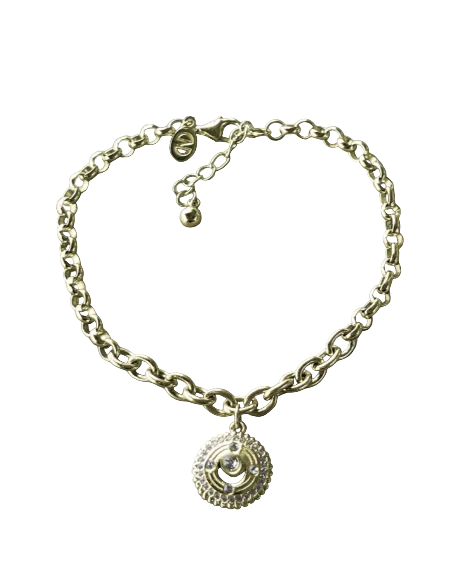 Bracelet Stella Caroline Néron en argent 925 avec cristaux Swarovski, coloris or — Spa Santé Le Nénuphar
