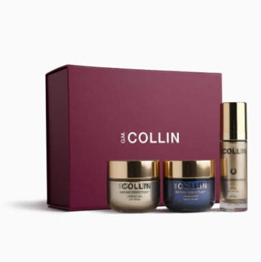Coffret des fêtes Mature Perfection G.M. Collin avec sérum, crème de jour et crème de nuit, Spa Santé Le Nénuphar