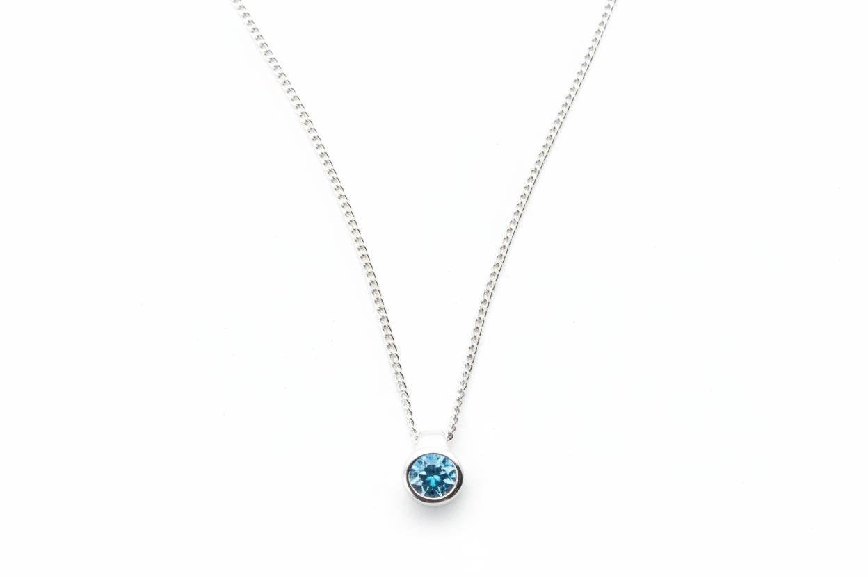 Collier Sweet Love Bleu cobalt - Caroline Néron