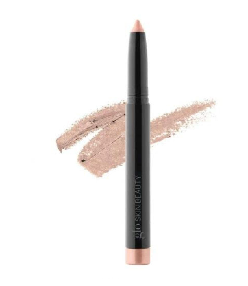 Cream Stay Shadow Stick Glo Skin Beauty, bâton ouvert avec une trace de couleur rose pâle sur fond blanc, Spa Santé Le Nénuphar