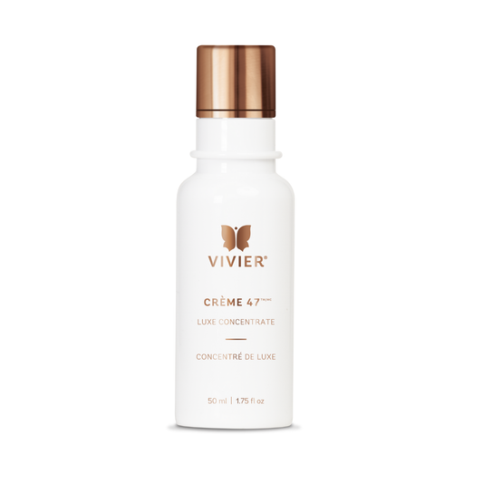 Crème 47 Vivier 50 ml, avec 47 ingrédients clés en quatre complexes pour hydrater, raffermir, éclaircir et lisser la peau — Spa Santé Le Nénuphar