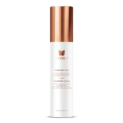 Crème visage GrenzCine Vivier 55 ml — facteurs de croissance polyaminés et vitamine C anti-âge