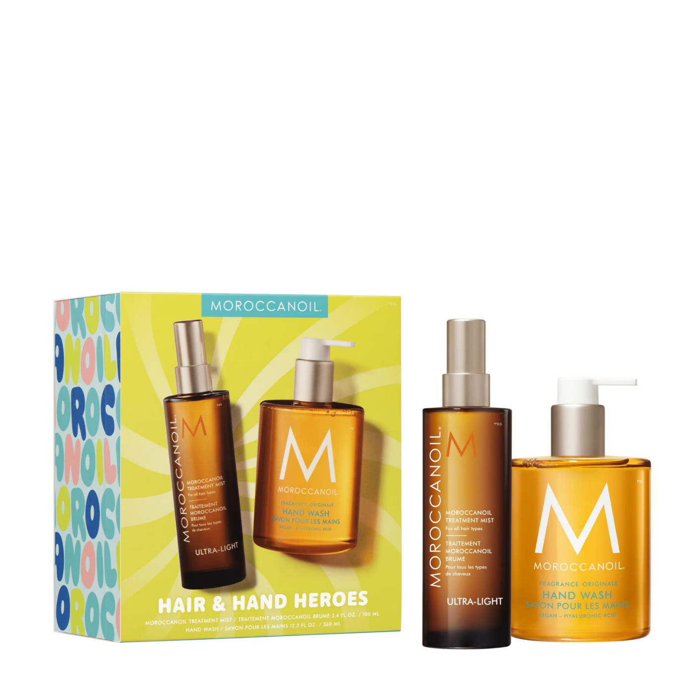Duos Héros Traitement Brume+ Savon à Mains (gratuit) - Moroccanoil