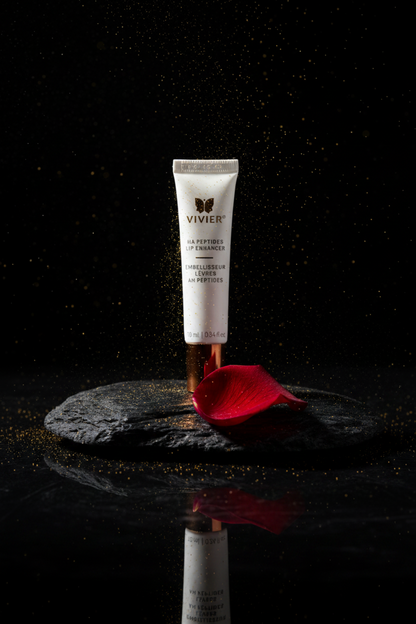 Embellisseur Lèvres AH Peptides Vivier, texture et résultat sur les lèvres — Spa Santé Le Nénuphar