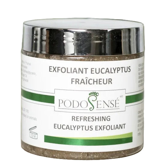Gel exfoliant fraîcheur Eucalyptus & Thé des bois PodoSensé, format 200 ml — Spa Santé Le Nénuphar