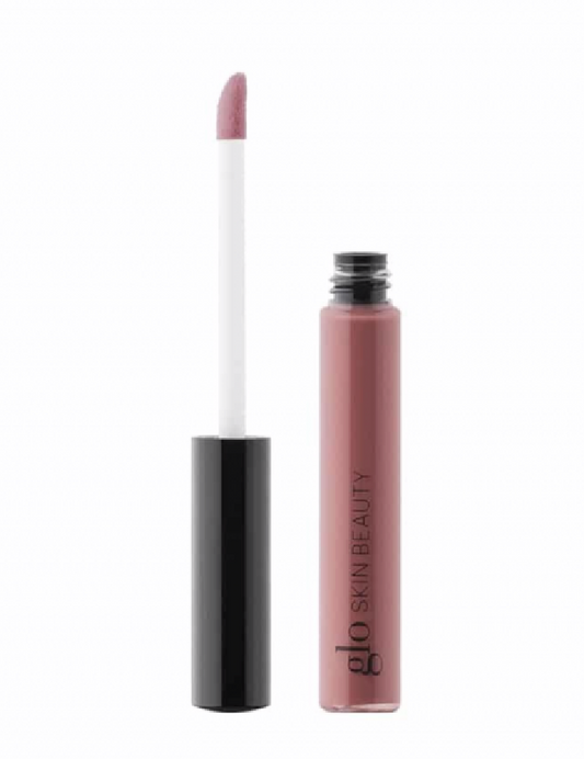 Tube ouvert du gloss Dollface Glo Skin Beauty montrant sa couleur — Spa Santé Le Nénuphar