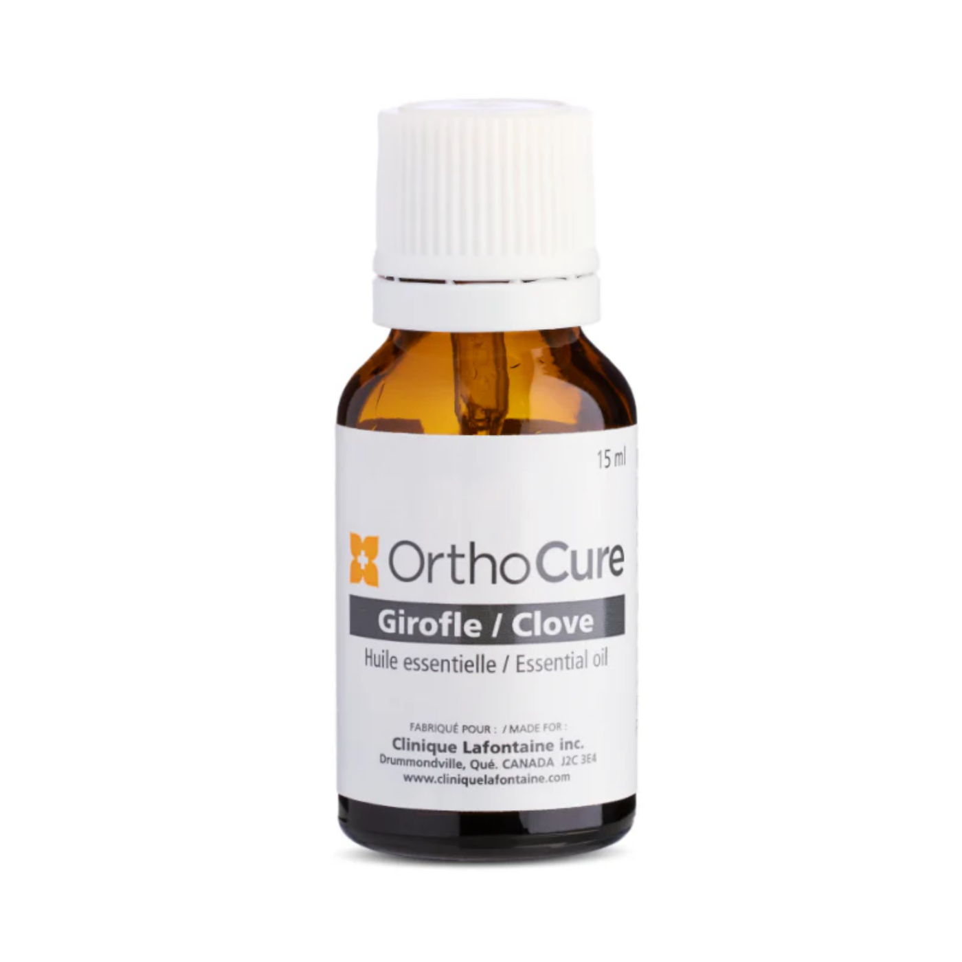 Huile essentielle de girofle OrthoCure — anti-inflammatoire et antiviral — Spa Santé Le Nénuphar