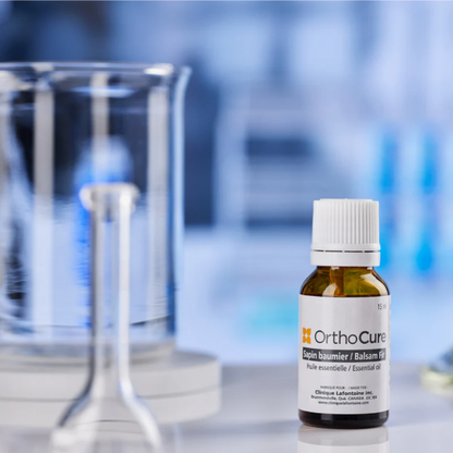 Huile essentielle de sapin baumier OrthoCure — anti-inflammatoire et relaxant — Spa Santé Le Nénuphar