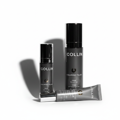 Hyaluronic Filler Bundle G.M. Collin — Sérum 30ml, Crème 50ml et Contour des yeux 15g — Spa Santé Le Nénuphar