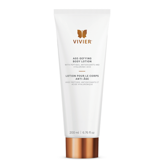 Lotion pour le corps anti-âge Vivier 200 ml, avec peptides et antioxydants pour raffermir et hydrater — Spa Santé Le Nénuphar