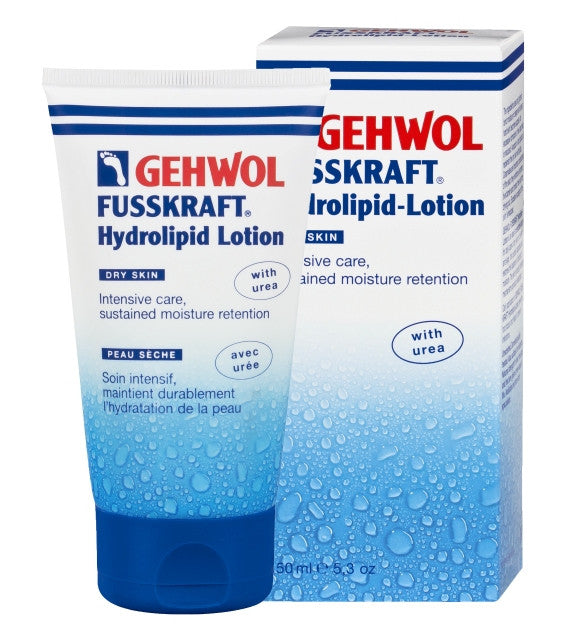 Lotion hydrolipidique Fusskraft Gehwol pour les pieds et les jambes, format 125 ml — Spa Santé Le Nénuphar