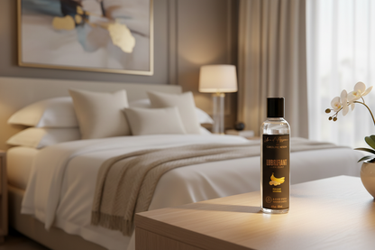 Lubrifiant intime Banane Caroline Néron — texture soyeuse non collante, saveur banane mûre sucrée — Spa Santé Le Nénuphar