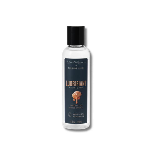 Lubrifiant intime Caramel Salé Caroline Néron — base d'eau, texture soyeuse, fait au Québec — Spa Santé Le Nénuphar