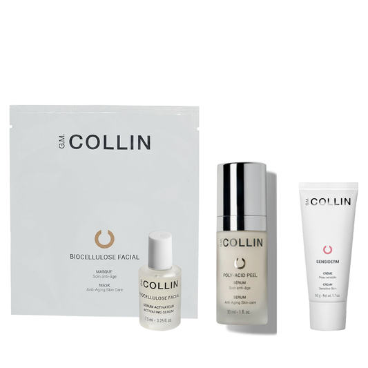 Promo Poly-Acid Peel Sérum + Biocellulose Facial Masque + Crème Sensiderm - G.M. COLLIN (Copie)