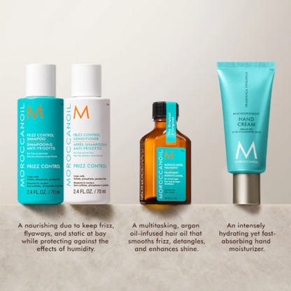 Nouveauté* Trousse de voyage Anti-Frisottis - Moroccanoil (valeur de 118$)
