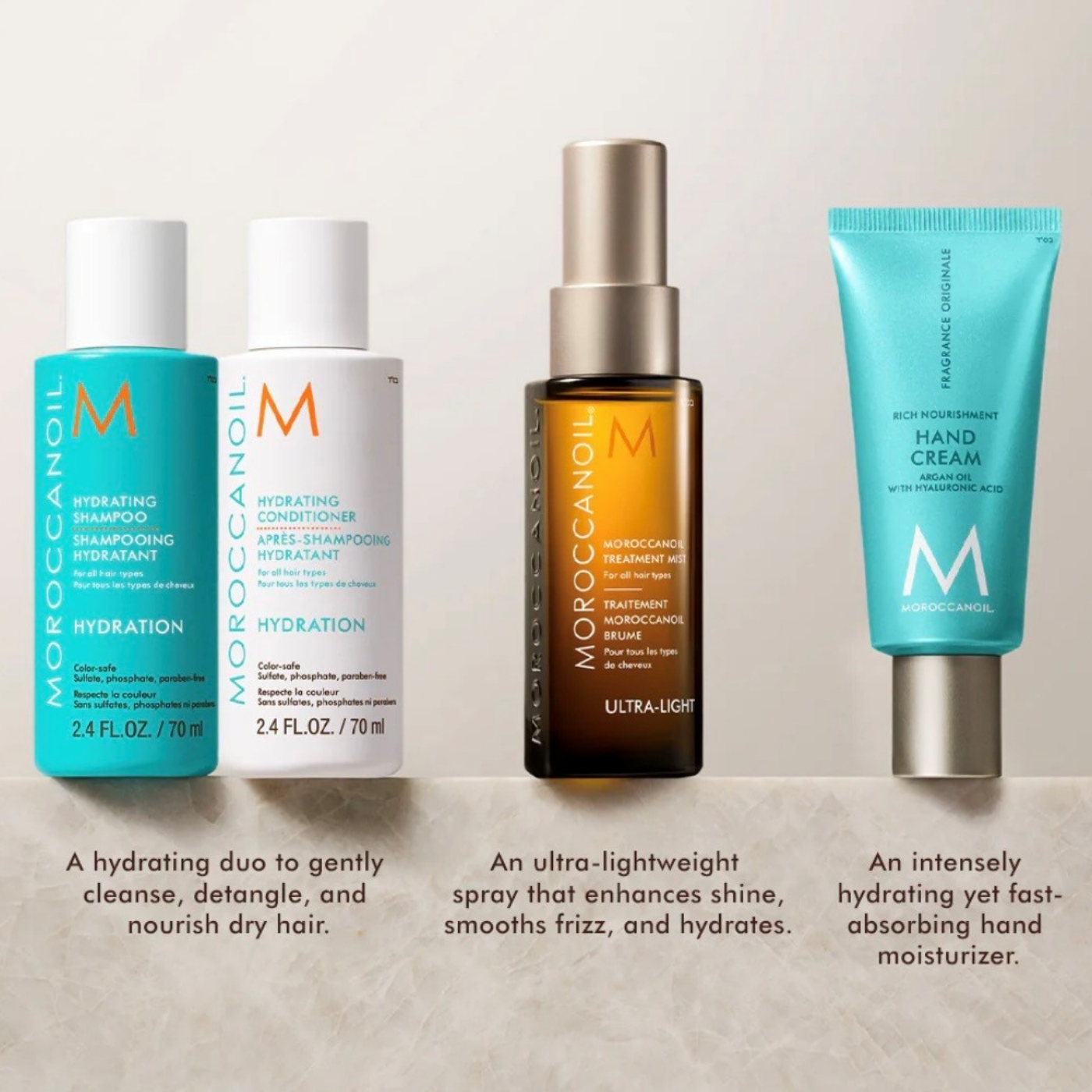 Nouveauté* Trousse de voyage Hydratation - Moroccanoil (valeur de 118$)