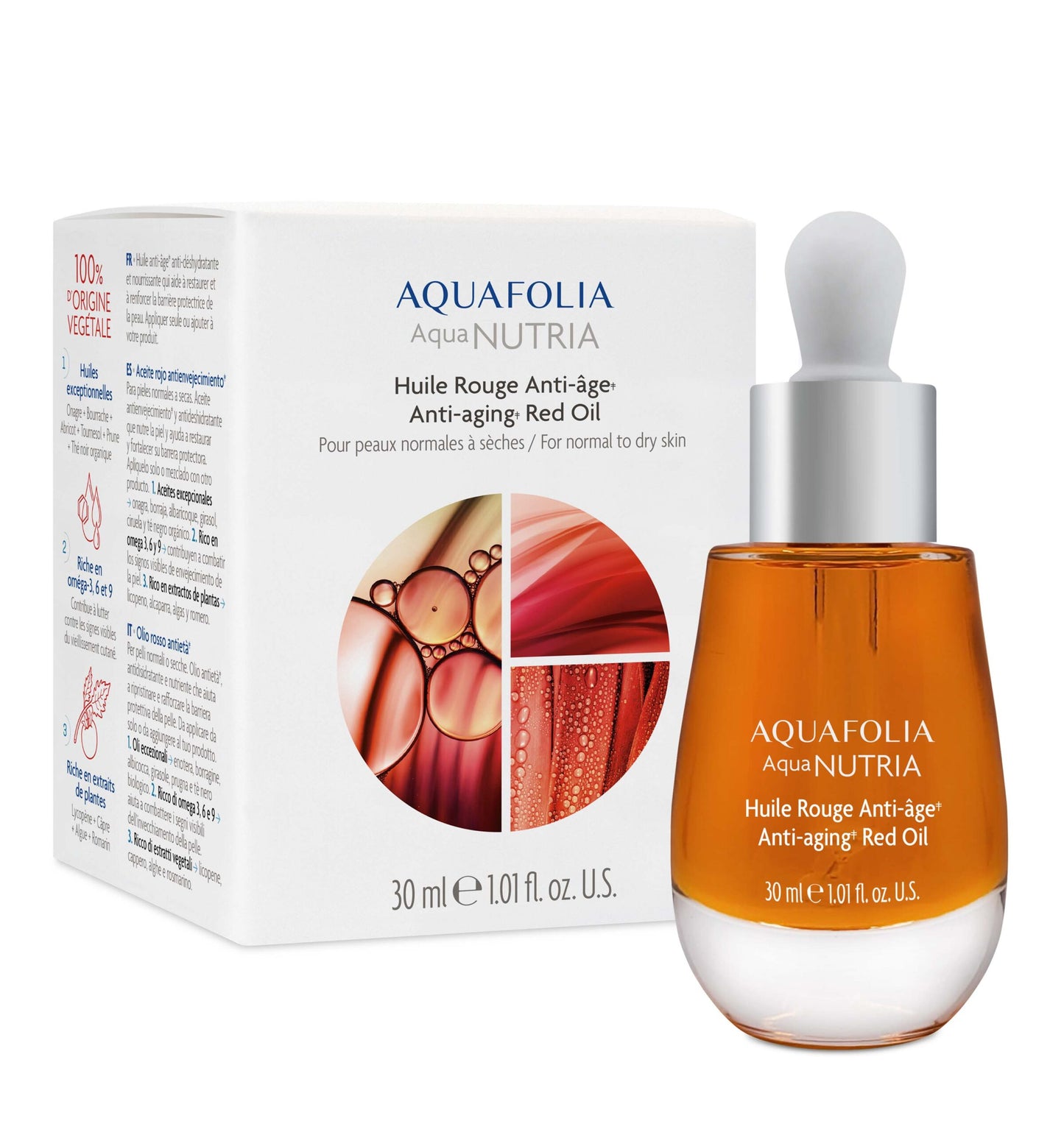 Huile Rouge anti-âge - Aquafolia