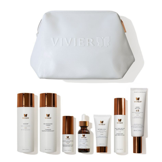 Sac Vivier en cuir végétalien blanc, inclus avec le Programme anti-âge essentiel Vivier — Spa Santé Le Nénuphar 