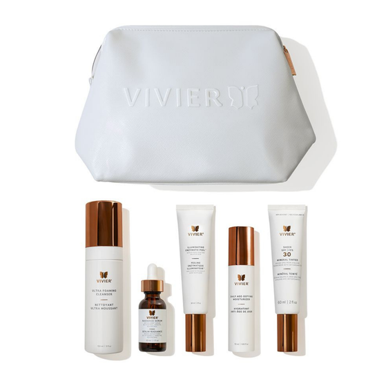 Programme éclat quotidien Vivier, routine complète à la vitamine C — Spa Santé Le Nénuphar