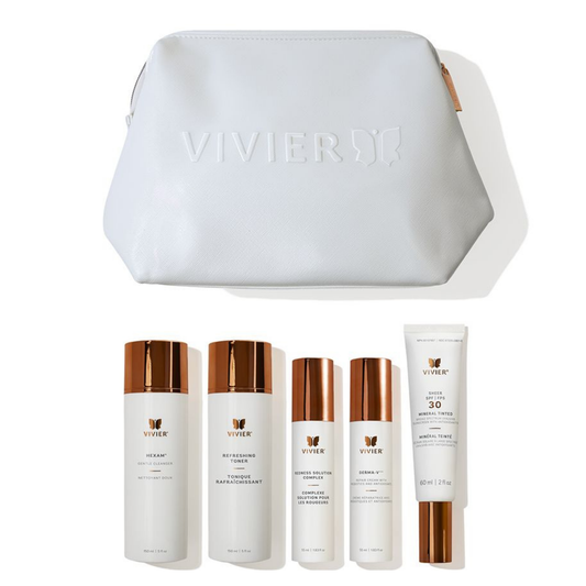 Sac Vivier en cuir végétalien blanc, inclus avec le Programme peau sensible Vivier — Spa Santé Le Nénuphar