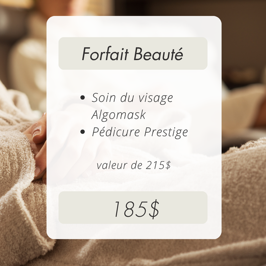 Forfait Beauté - fête des Mères