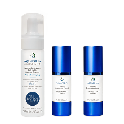 Nettoyant et exfoliant Aquafolia - 15% de rabais sur les ensembles