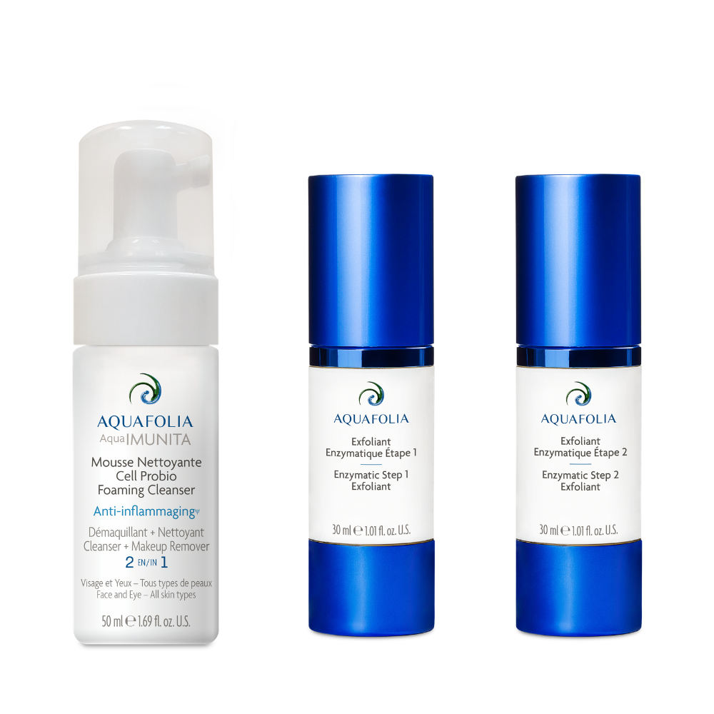 Nettoyant et exfoliant Aquafolia - 15% de rabais sur les ensembles