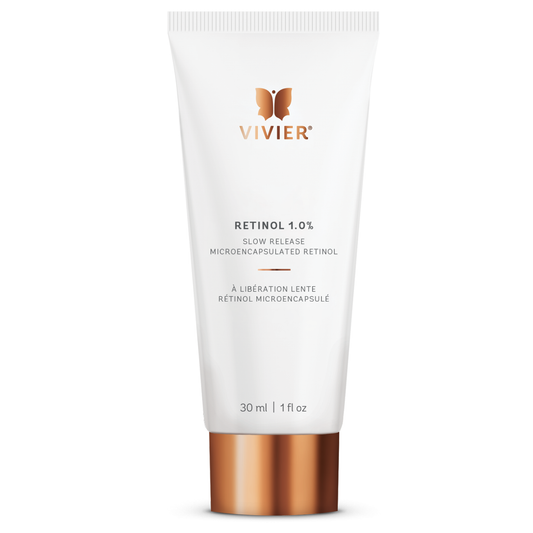 Rétinol 1,0 % Vivier 30 ml, technologie Poly-Pore à libération lente haute performance — Spa Santé Le Nénuphar