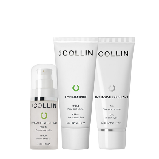 Duo Hydramucine Crème et Sérum + Intensive Exfoliant Gel - G.M. COLLIN
