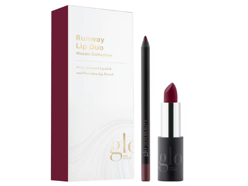 Runway Lip Duo - Glo Skin Beauty - Rouge à lèvres et crayon lèvres Berry longue tenue - Spa Santé Le Nénuphar