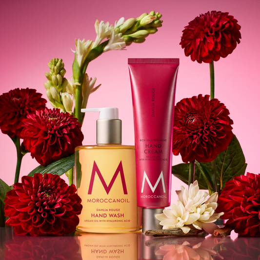 Duo Savon et Crème pour les Mains Dahlia Rouge - Moroccanoil